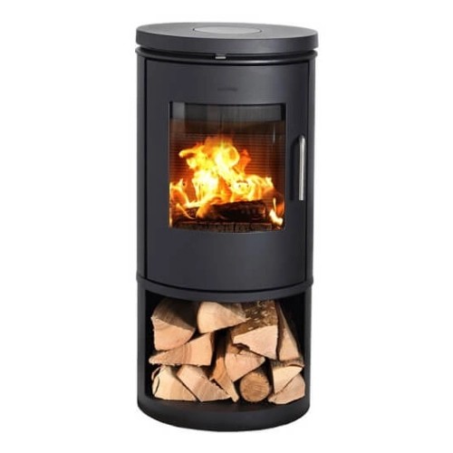 Holzofen Morsoe 6143 | 5,9 kW mit einem Fach zum Holzaufbewahren
