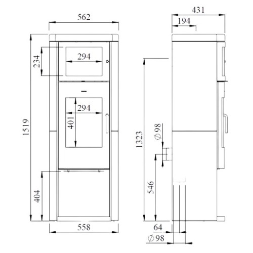 Holzofen Morsoe 8259 | 7 kW