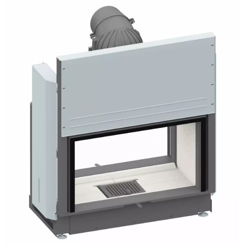 Holzeinsatz SCHMID Lina TV 8751 h/k Cristal+ mit Schiebetür / neigbar 10 kW