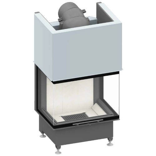 Holzeinsatz SCHMID Ekko U 67(45) h – 9 kW verglast an 3 Seiten