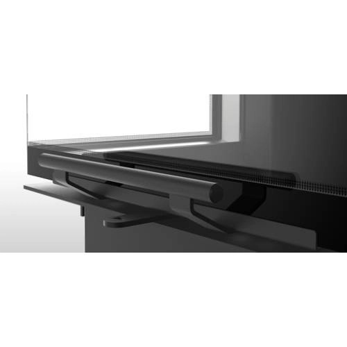 Holzeinsatz SCHMID Ekko L 67(45) s Drehtür 9 kW mit Pont