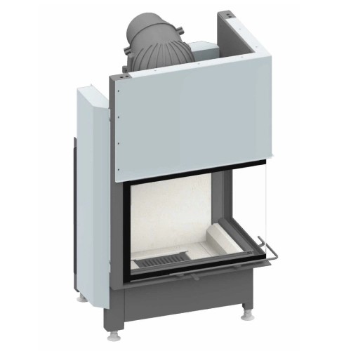 Holzeinsatz SCHMID Ekko R 67(45) h – 9 kW – auf 2 Seiten verglast