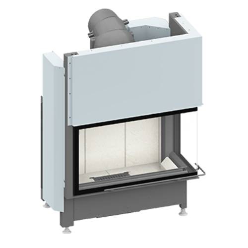 Holzeinsatz SCHMID Ekko R 84(34) h 9 kW Schiebetür