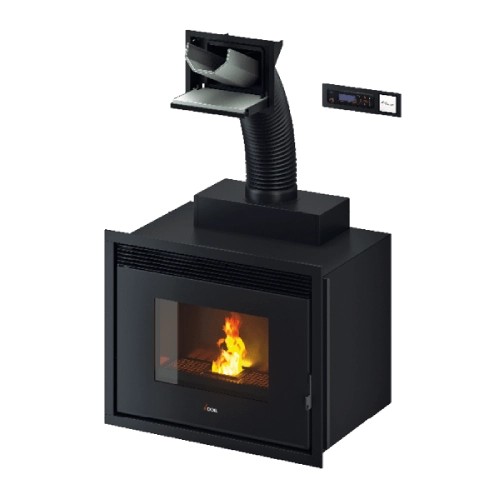 Pelleteinsatz Cadel Saturno 16 | 18 kW wasserführend