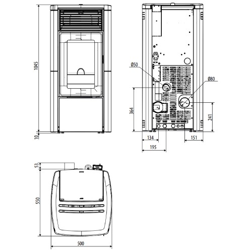 Pelletofen MCZ STAR Hydromatic 12 M2+ 11,9 kW
