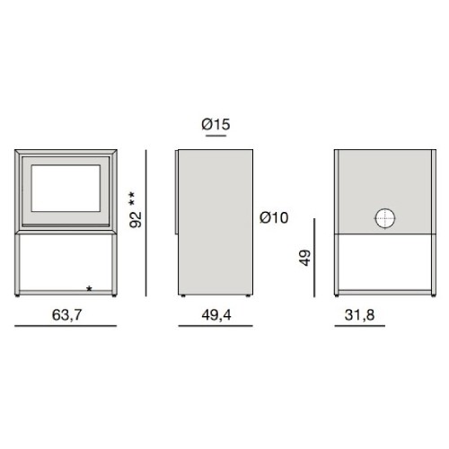 Holzofen MCZ STONE Case 60 | 6,6 kW