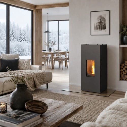 Pelletofen MCZ EIKO Air Matic 8 UP! M1 Core All Black 8 kW