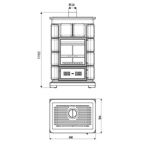 Holzofen Sergio Leoni Marlene Maxi E 9,6 kW