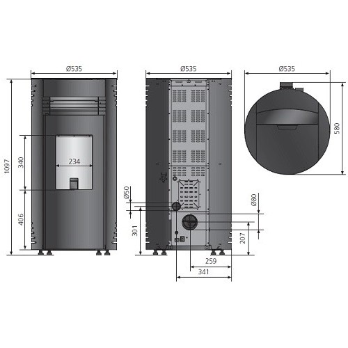Pelletofen Oranier Sando 50 | 8 kW