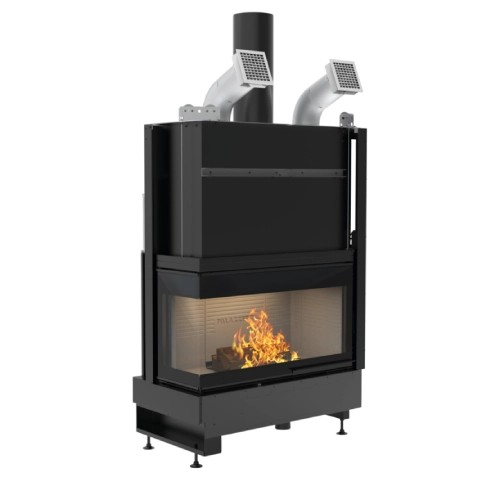 Holzeinsatz Palazzetti Ecomonoblocco WTX 90 N19 Eckkamin 19,1 kW