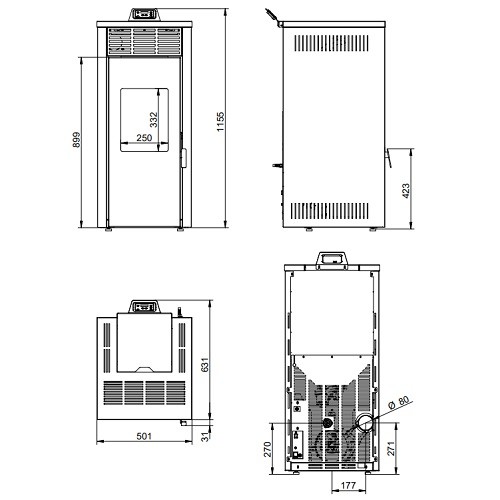 Pelletofen Royal Jada 12 | 11,8 kW