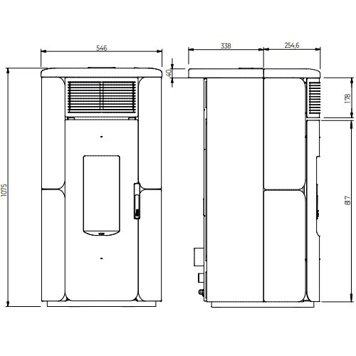 Pelletofen Royal Dora Air 80 | 8,2 kW