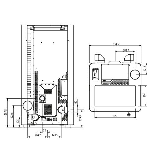 Pelletofen Royal Alida Air 120 | 11,9 kW