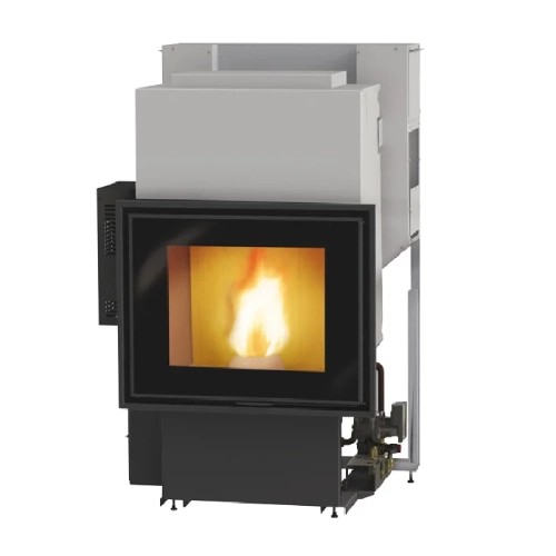 Pellet-Kaminsatz Edilkamin Idropellbox H 30 | 27 kW Hydro
