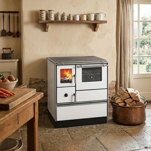 Holz-Küchenherd Westminster Ofen mit Festbrennstoff K 76 F 70 | 7,6 kW