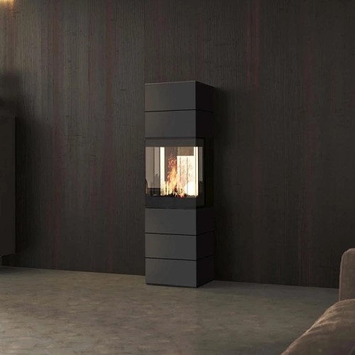 Holzofen Neocube S30 Black & White Edition 6 kW