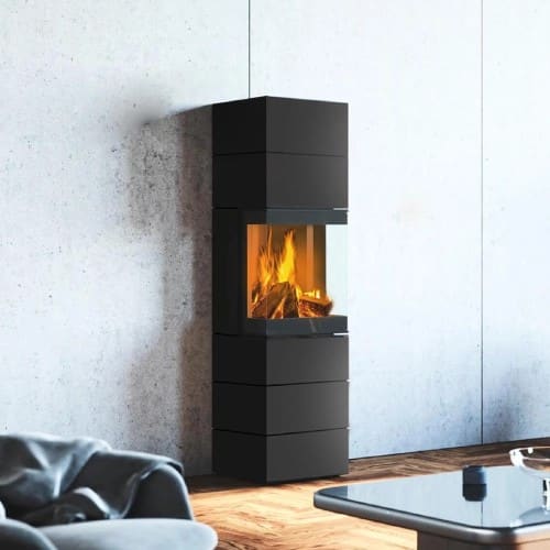 Holzofen Neocube S30 Black & White Edition 6 kW