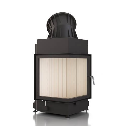 Eck-Holzeinsatz Brunner 57/52/52 | 10 kW Drehtür