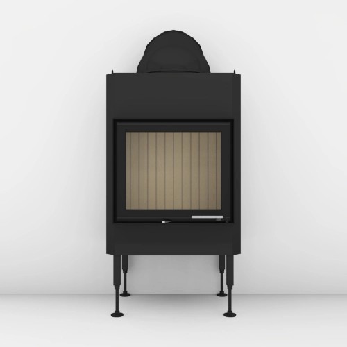 Holzeinsatz Brunner BKH 5.0 Plat 42-50 | 8 kW Drehtür