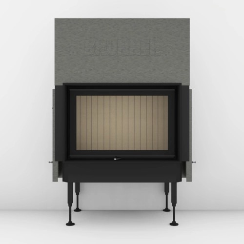 Holzeinsatz Brunner BKH 5.0 Plat 42-66 | 9 kW Schiebetür