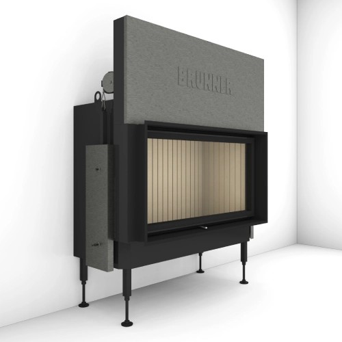 Holzeinsatz Brunner BKH 5.0 Plat 50-98 | 11 kW Schiebetür