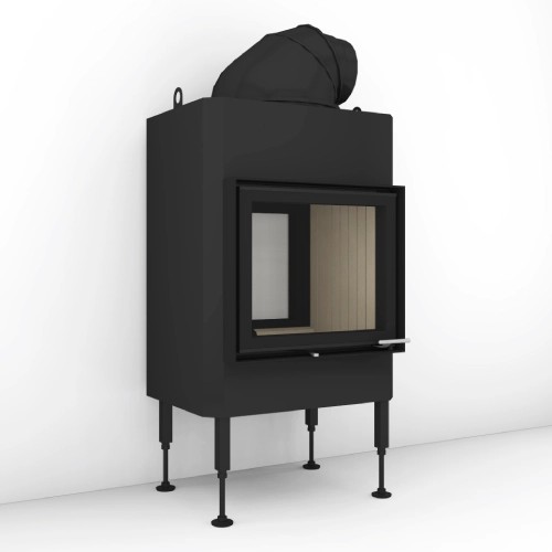 Holzeinsatz Brunner BKH 5.0 Tunnel 42-50 | 8 kW Drehtür/Pivotante
