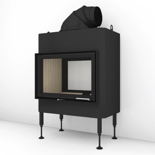 Holzeinsatz Brunner BKH 5.0 Tunnel 42-66 | 9 kW Drehtür/Pivotante