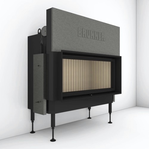 Holzeinsatz Brunner BKH 5.0 Plat 42-98 | 11 kW Schiebetür