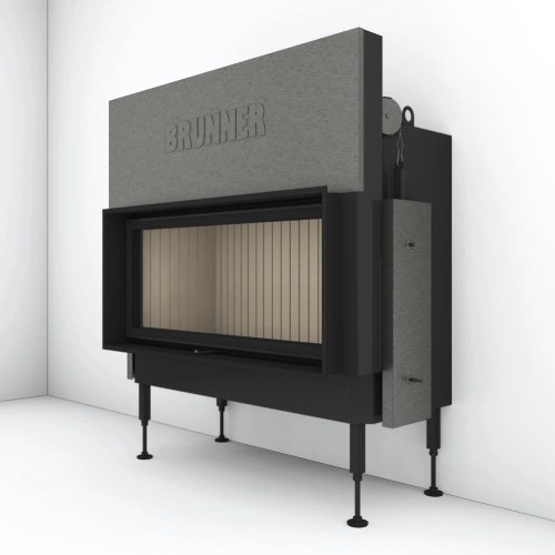 Holzeinsatz Brunner BKH 5.0 Plat 42-98 | 11 kW Schiebetür