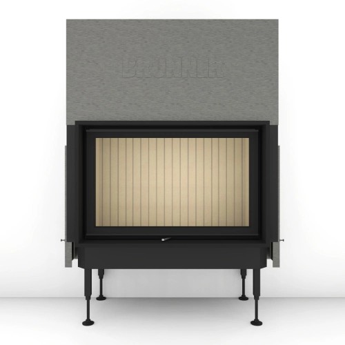 Holzeinsatz Brunner BKH 5.0 Plat 50-82 | 10 kW Schiebetür