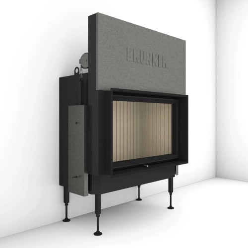 Holzeinsatz Brunner BKH 5.0 Plat 50-82 | 10 kW Schiebetür