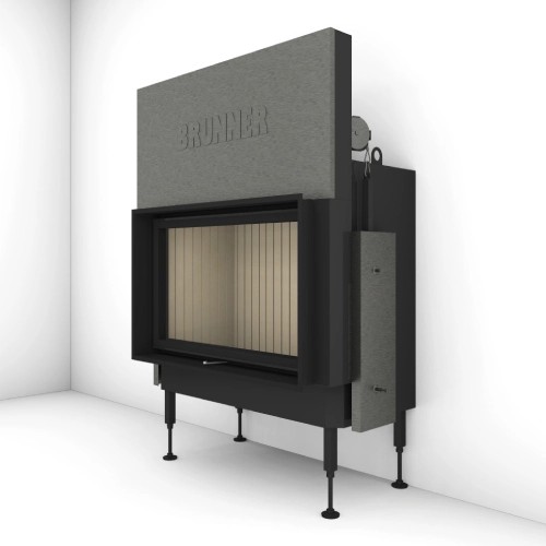 Holzeinsatz Brunner BKH 5.0 Plat 50-82 | 10 kW Schiebetür