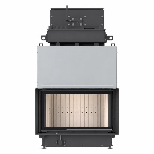 Eck-Holzeinsatz Brunner 45/67/44 droite, 12 kW, Schiebetür, hydro