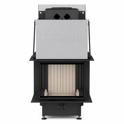 Holzeinsatz Brunner BKH 5.0 Panorama 45-35-60-35 Schiebetür 10 kW