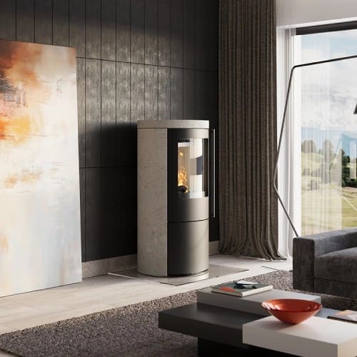 Holzofen Vaio IQ 33 Naturstein 6,3 kW