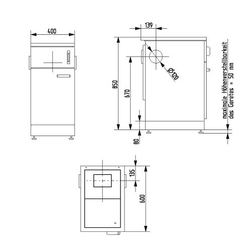 Holz-Küchenherd Wamsler K 140 S 5 kW