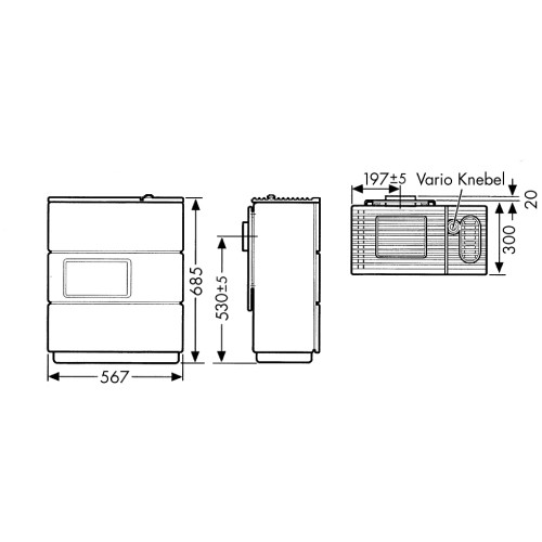 Ölofen Wamsler OS 4/5 Vario 5 kW