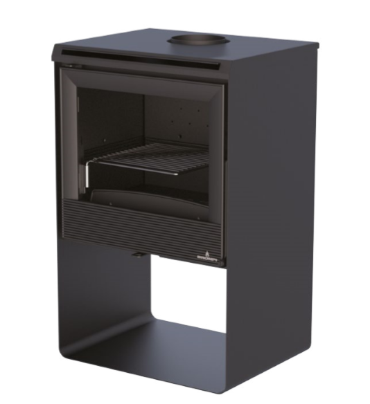 Belüfteter Holzofen, leise anschließbar - BRONPI Kroatien - T 9,5 kW