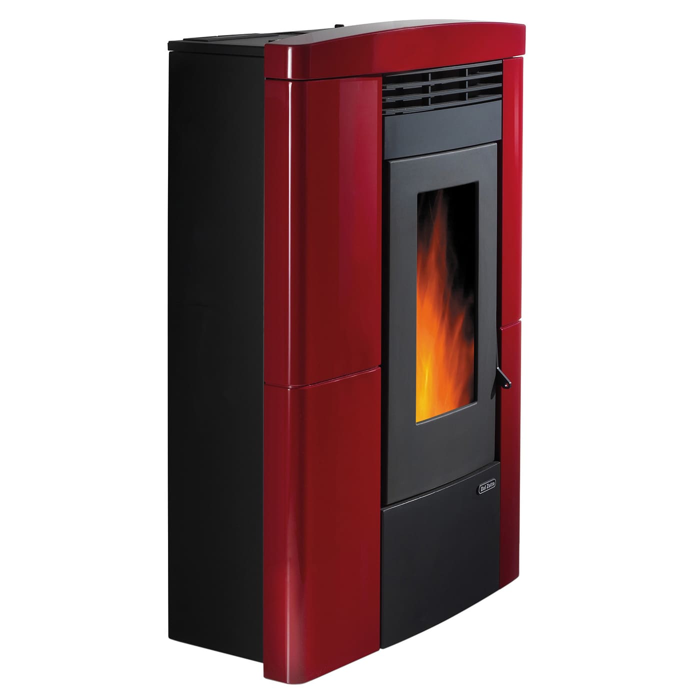 Dal Zotto Karin Majolika Bordeaux Pelletofen 8 kW