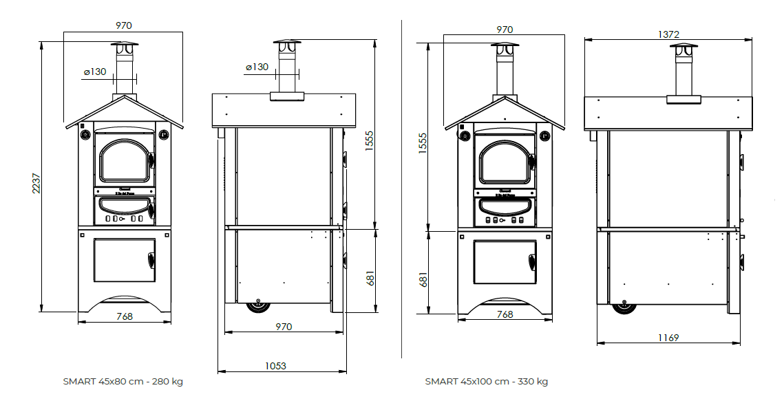 Holzbackofen - CLEMENTI Smart