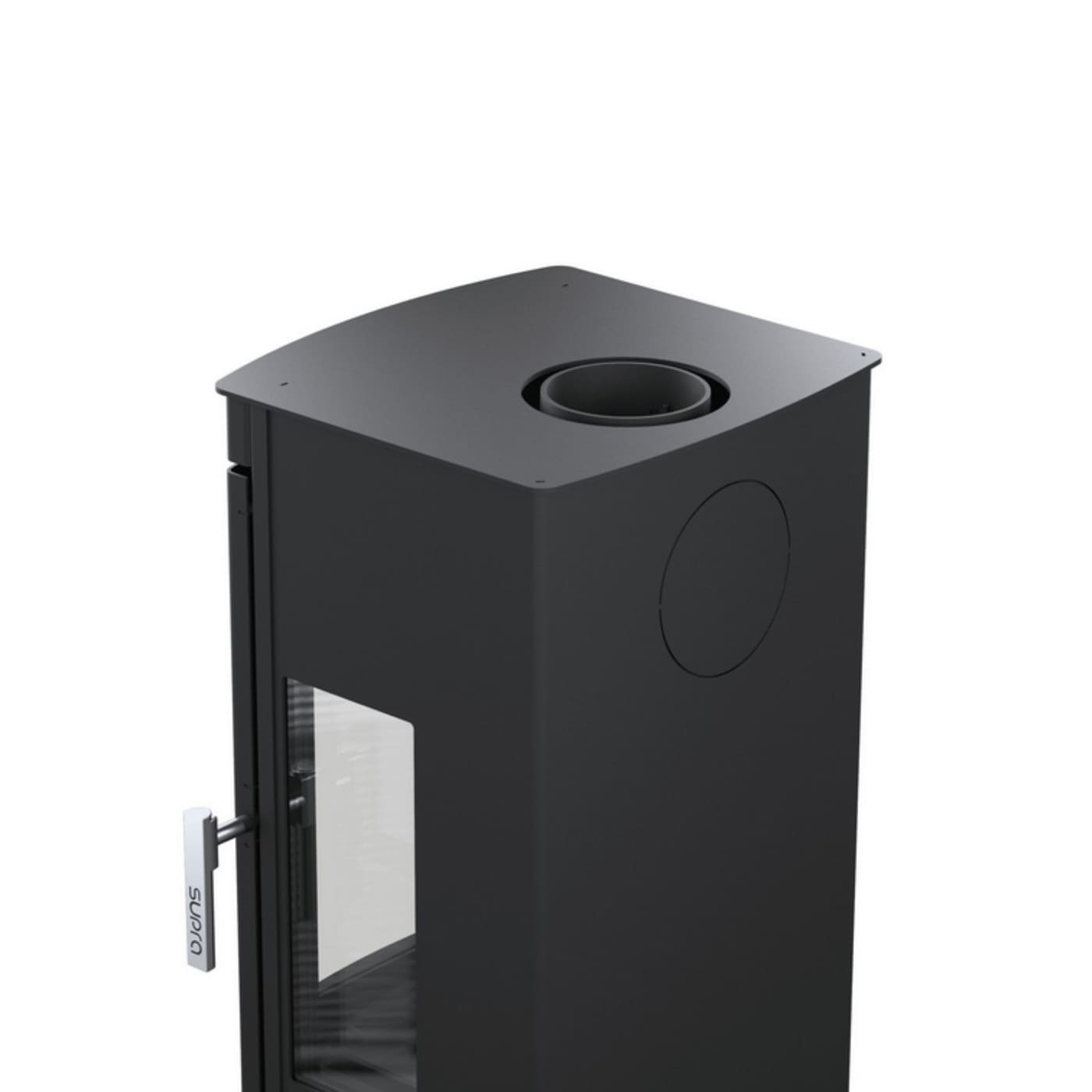 Holzofen mit 3 Scheiben, raumluftunabhängig - SUPRA Talma Tri Vision 9,1 kW