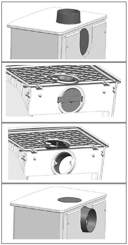 Gusseisen-Holzofen - SUPRA André 5,9 kW