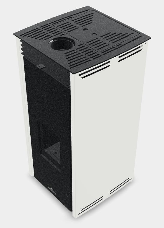 Pelletofen ohne Strom, natürliche Konvektion - BRONPI Free 6 kW
