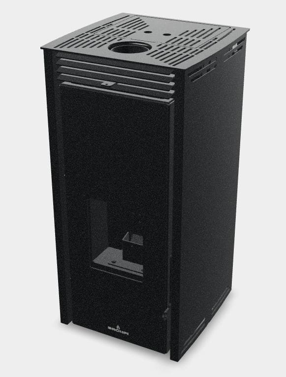 Pelletofen ohne Strom, natürliche Konvektion - BRONPI Free 6 kW
