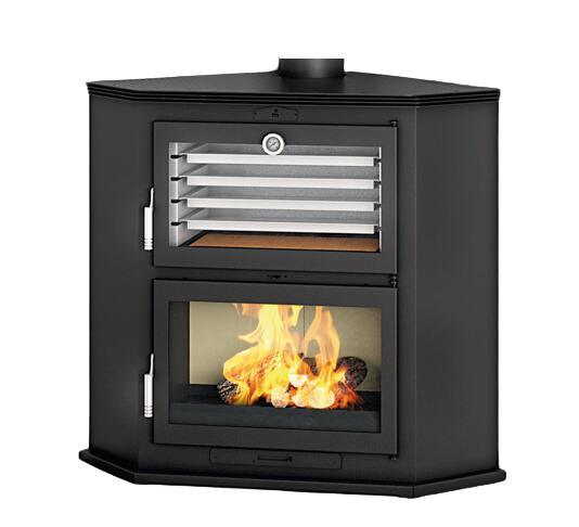 Holzofen Eck mit Backfach - FIREMATIC Texas 10.9 kW