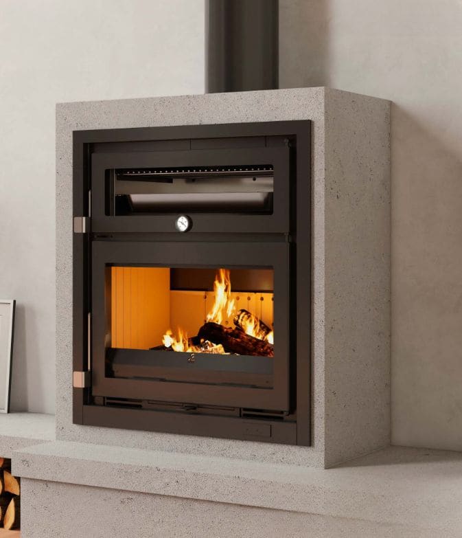 Holzeinsatz mit Backfach - FIREMATIC Hutto 12.5 kW
