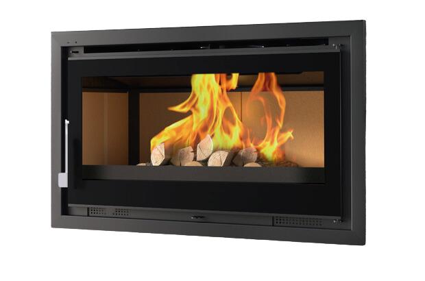 Holzeinsatz belüftet, kanalisierbar - FIREMATIC Mora 13,3 kW