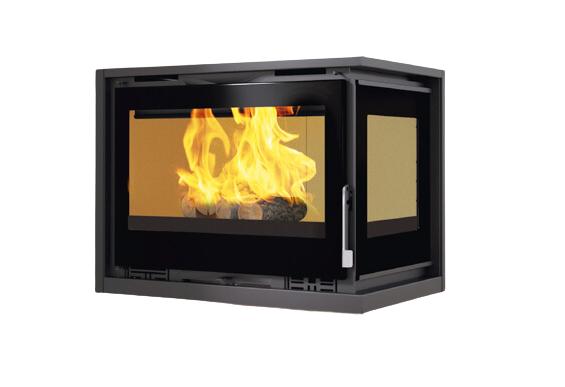 Holzeinsatz 2 verglaste Belüftung - FIREMATIC Jenn-D 12,8 kW