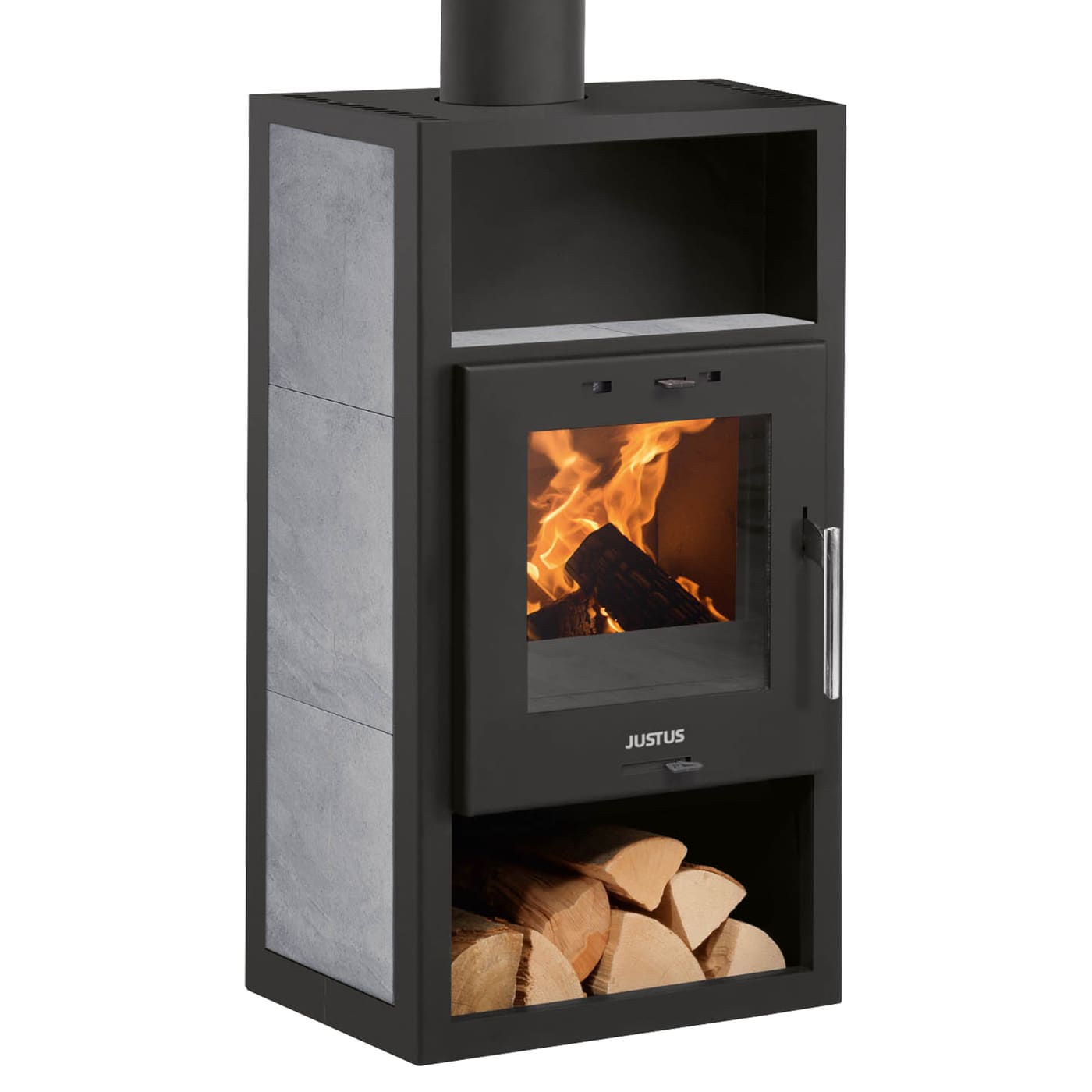 Justus Texas V Specksteinkeramik Kaminofen 6 kW