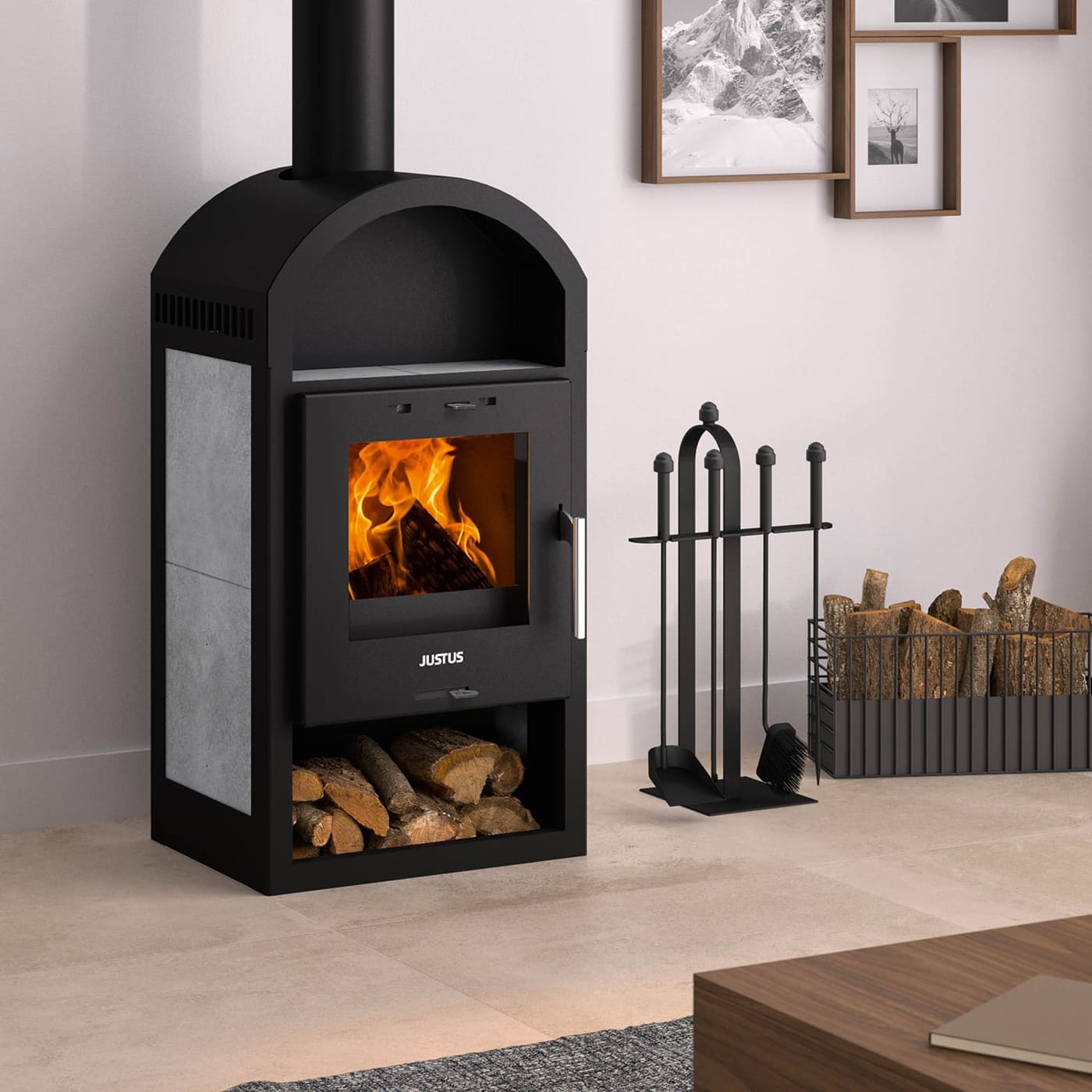 Justus Vegas V Kaminofen 6 kW Keramik